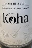 Koha - Pinot Noir 2021
