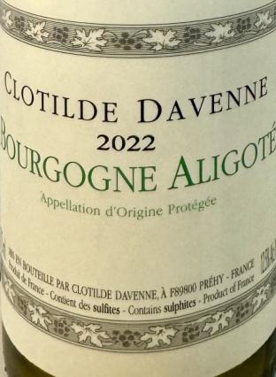 Domaine Clotilde Davenne - Aligote 375ml 2022 (375ml)