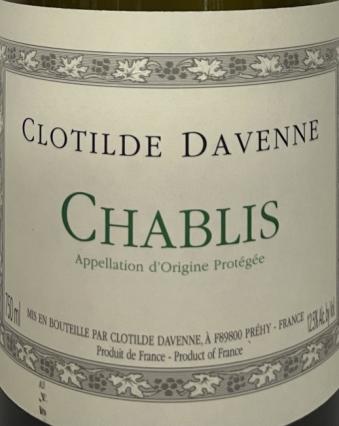 Domaine Davenne - Chablis 2023