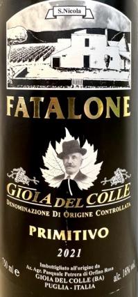 Fatalone - Primitivo Gioia Del Colle 2021