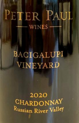 Peter Paul - Bacigalupi Vineyard Chardonnay 2020