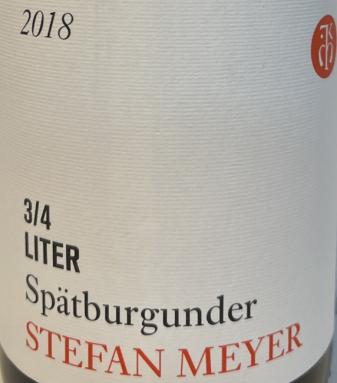 Weingut Stefan Meyer - Sptburgunder 2021